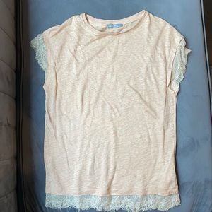 Zara blush top
